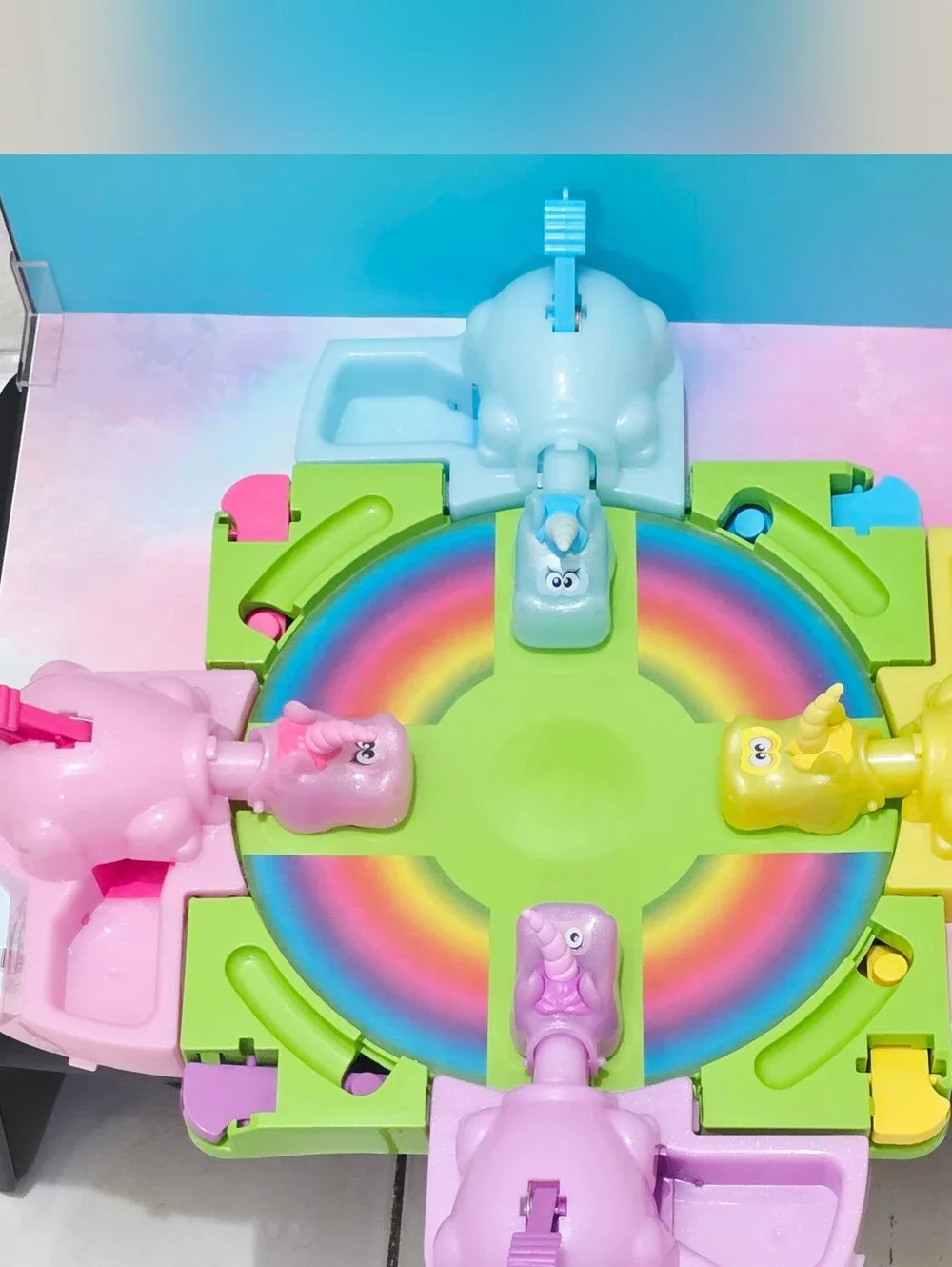 Hungry Hungry Hippos - Unicorn Edition, Open Box, Complete Family Board Game